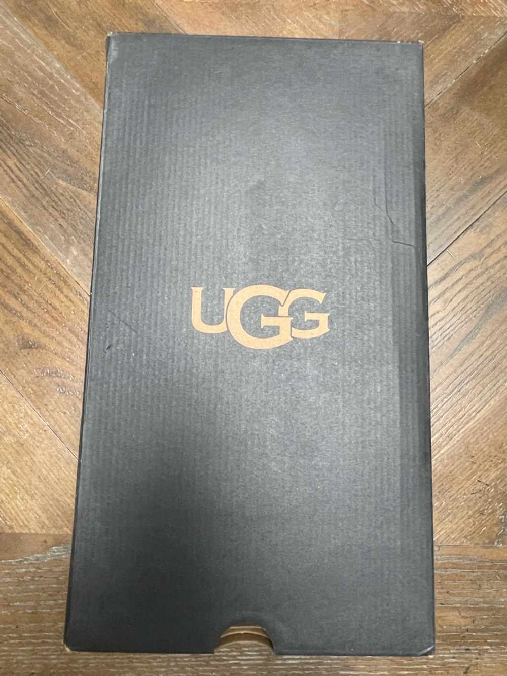 UGG Shoe Box Only w/ Packaging Inserts Original Black & Kraft Box